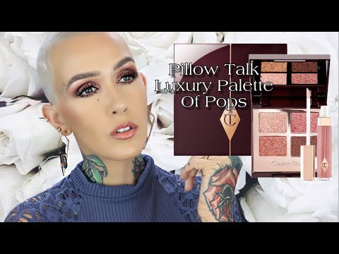 Charlotte Tilbury Pillow Talk Luxury Palette of Pops & Lip Lustre Review & Tutorial