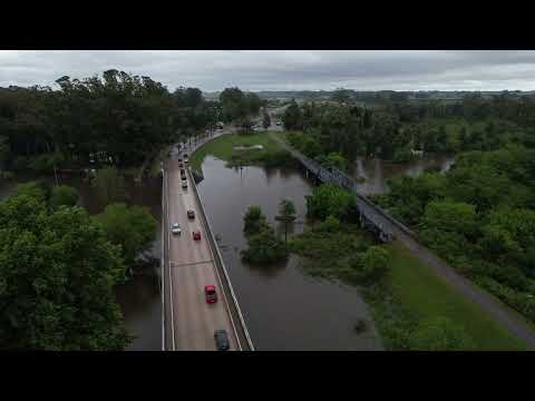 PERSONAS EVACUADAS EN RIO BRANCO Y MELO.