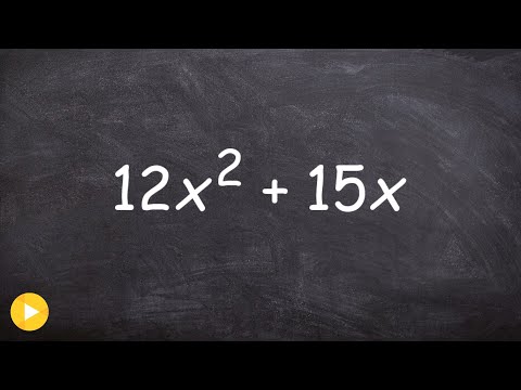 Learn how to factor a binomial using the box method