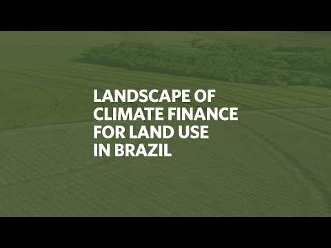 Video: Landscape of Climate Finance for Land Use in Brazil - CPI