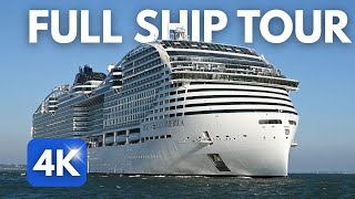MSC World America | Cruise Ship Tour | MSC Cruises | 4K Ultra HD