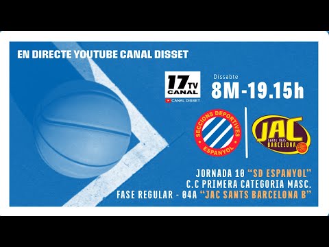 1ªCatalana | J.10-SD ESPAÑOL - JAC SANTS BARCELONA B - (8.05.2021) 19.15h