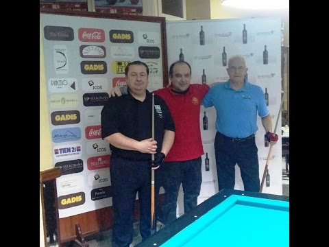 Billar a tres bandas:  Final del III Torneo "Ribeira Sacra"  2015