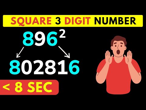 Square any 3-Digit Number in Seconds | Vedic Math Trick