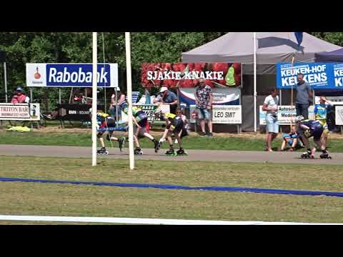 One lap jun b dames 1/4 final4 - KPN NK INLINE SKATEN 2019