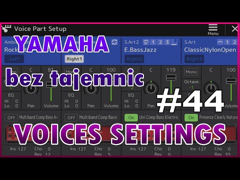 Yamaha bez tajemnic #44 - Ciekawostki brzmień prawej reki Articulation sounds Genos2 Tyros5 SX900