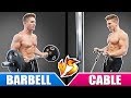 Barbell Curl VS Cable Curl | Which Builds BIGGER Biceps Faster?