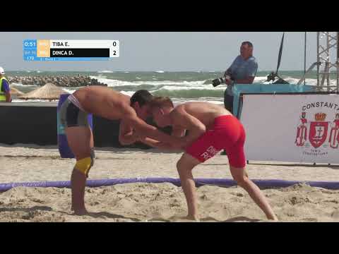 Round 2 Men's BW - 70 kg: E. TIBA (ROU) v. D. DINCA (ROU)