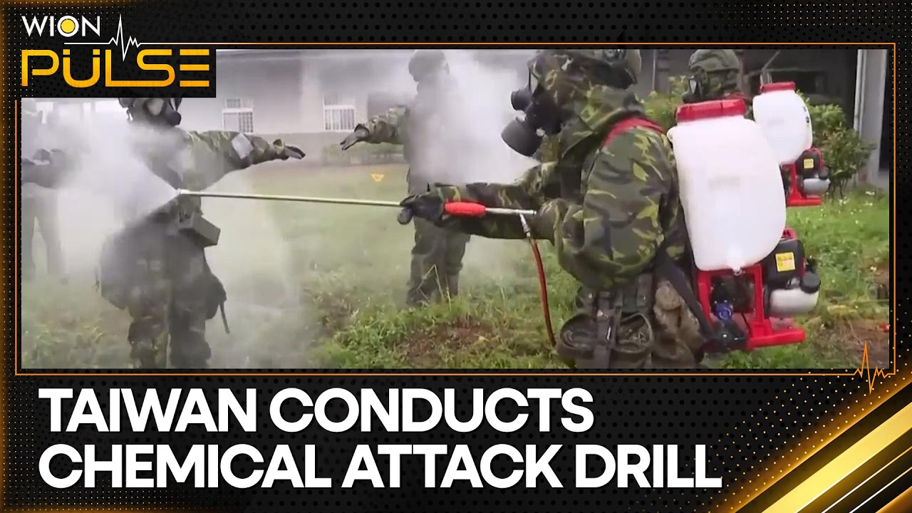 Taiwan Holds NBC Decontamination Drill Amid Rising China Tensions | Han Kuang Exercises Explained