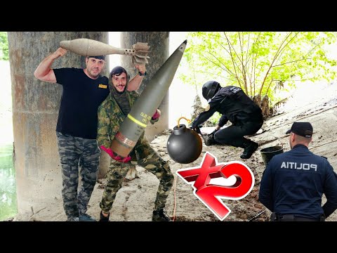 I found 2🤯HOUSES🤯 "Caliber" 100 and 150 while fishing with a magnet under the bridge on the BUCHA...