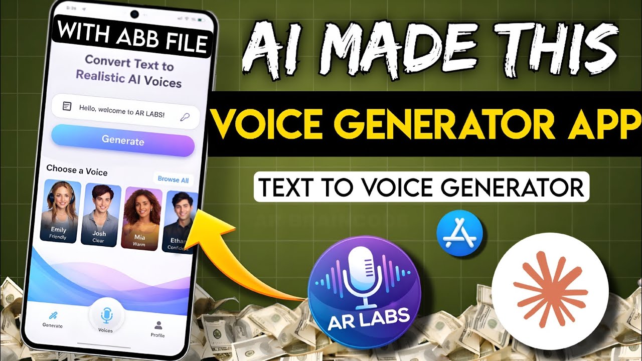 Making  an AI Voice Generator App | Text-to-Speech App Development