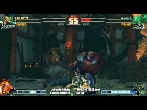 Arcade Infinity SF4 Ranbat 1.5 LB6 - Sanchez (BI) vs Viscant (BL)