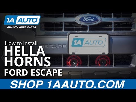 How to Install Hella Horns 08-12 Ford Escape