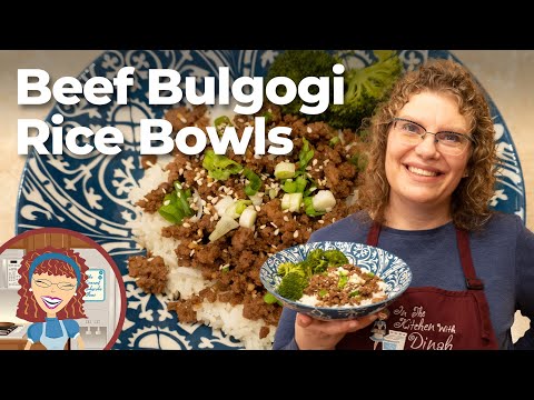 How to make Beef Bulgogi Rice Bowls | Korean Beef Rice Bowl Recipe