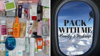 PACK WITH ME LONG WEEKEND TRIP | BEAUTY & MAKEUP + TIPS