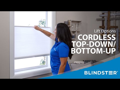 Cellular Shades with Cordless Top-Down/Bottom-Up Lift - Blindster QuickView