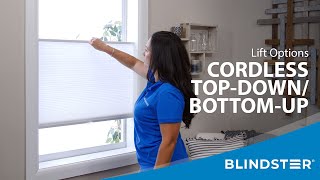 Cellular Shades with Cordless Top-Down/Bottom-Up Lift - Blindster QuickView
