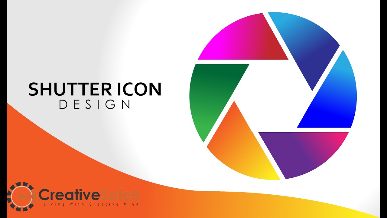 Shutter Icon Design | Adobe Illustrator CC