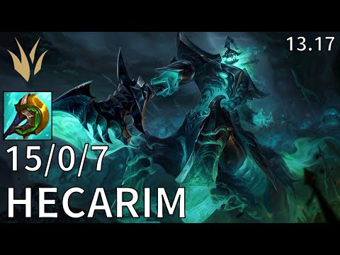 Hecarim Jungle vs Graves - KR Master | Patch 13.17