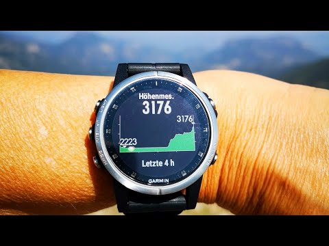 Garmin Fenix 6 - Höhenmesser manuell kalibrieren 3 Möglichkeiten