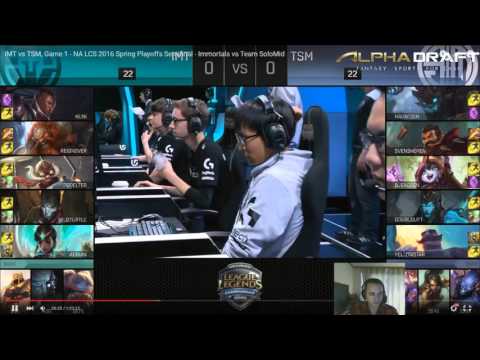 NA LCS Playoffs VOD Review - IMT vs TSM Game 1