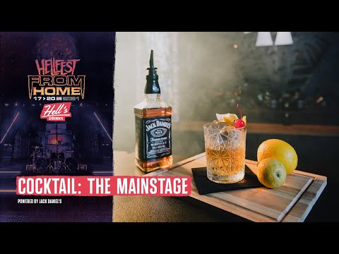 Hell's Drinks - The Mainstage (Old Fashion cocktail) - Hellfest From Home 2021