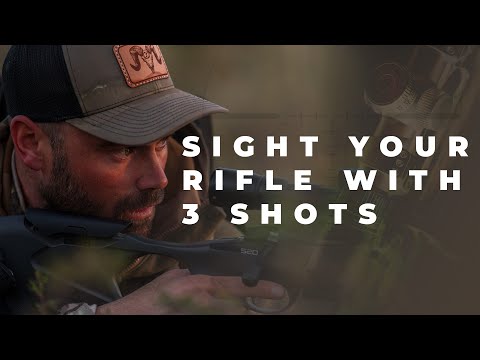 Sight in a rifle with just 3 shots