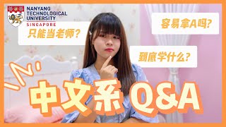 NTU Chinese Major Q&A | Watch this before applying to 南洋理工大学 中文系!