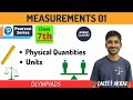 Class 7 | Measurements 01 | Physical Quantity | Unit | Pearson IIT Foundation