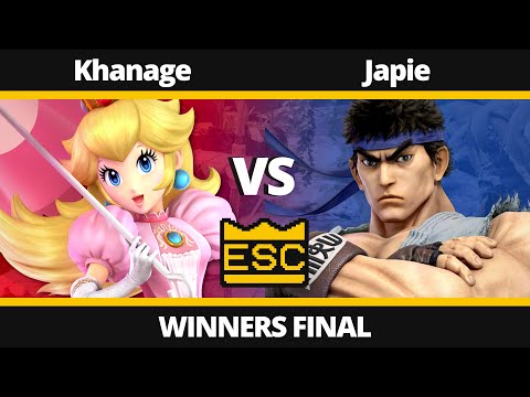 ESC 18 Winners Final - Khanage (Peach) Vs. Japie (Ryu) - SSBU Local Tournament
