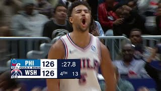 Tyrese Maxey - Joel Embiid - Philladelphia Sixers - Alex Sarr - Washington Wizards