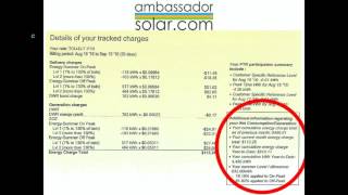 Ambassador Energy Training: How to Read Southern California Edison (SCE) Bill After Going Solar