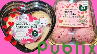 Publix: White Chocolate Raspberry Heart Cheesecake & Heart Sprinkle Iced Cake Cookies Review