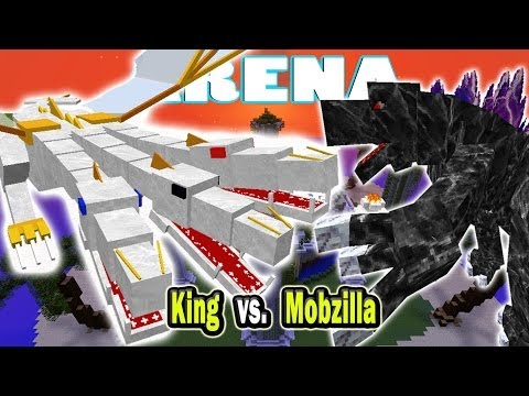 Minecraft Arena Battle King vs. Mobzilla