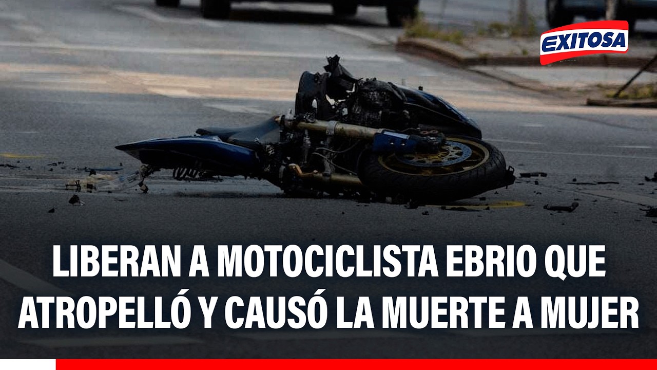 🔴🔵 Liberan a motociclista ebrio que atropelló y posteriormente causó la muerte a mujer en Amazonas