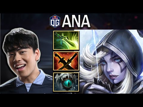 OG.ANA SMURF DROW RANGER WITH 24 KILLS - DOTA 2 7.29 GAMEPLAY