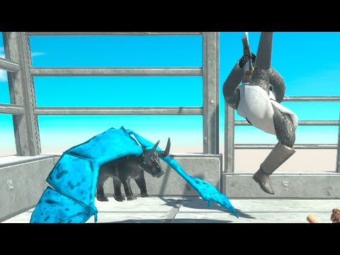 Giant Teutonic Knight & Flying Gorgon vs RANDOM UNITS - Animal Revolt Battle Simulator