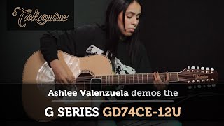 Video thumbnail for Takamine Guitars | G Seires GD74CE-12U Demo | Ashlee Valenzuela by Takamine Guitars USA