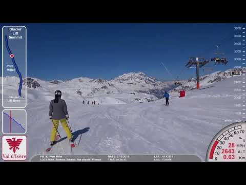 First Person: Ski the Plan Millet Piste in Val d'Isere, France