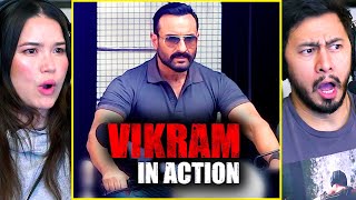 VIKRAM VEDHA Vikram In Action REACTION! | Hrithik Roshan, Saif Ali Khan | Behind The Scenes