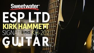 Video thumbnail for ESP LTD Kirk Hammett Signature KH-202 Guitar Review by Sweetwater
