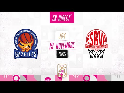 LFB 2022-2023 J4 | Lattes Montpellier - Villeneuve d’Ascq | Match complet
