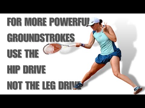 For more power use your hips to create speed