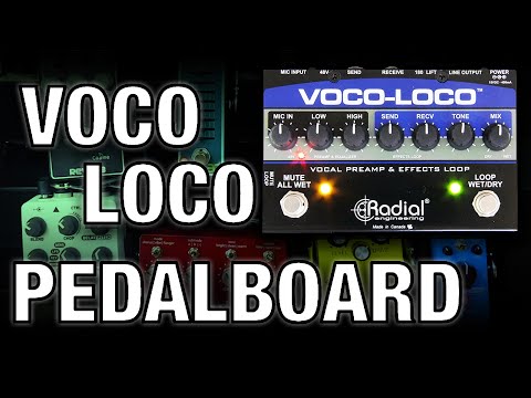Using the Radial Voco Loco in a Vocal Pedalboard | Guitar Pedals on Vocals