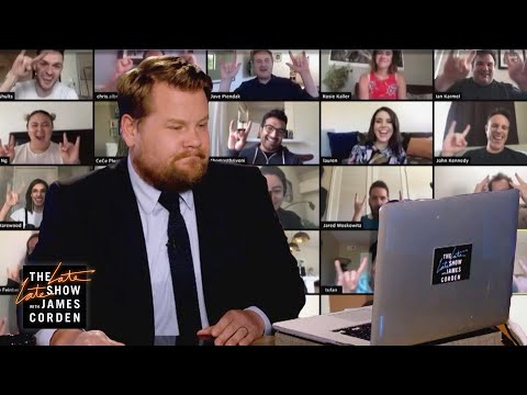 Nobody Invited James Corden to Staff Game Night