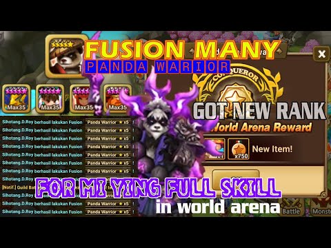 Full Skill Mi Ying to Get New Rank Real Time Arena Season 19