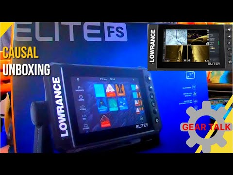 Casual Unboxing Lowrance Elite FS7 with Active Imaging 3-in-1 Transducer