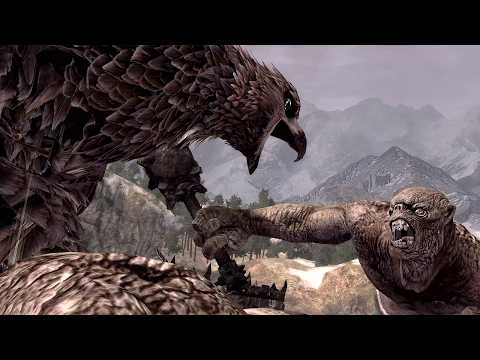 Giant Eagle vs Cave Troll [Cutscene] - The Lord of the Rings: War in the North