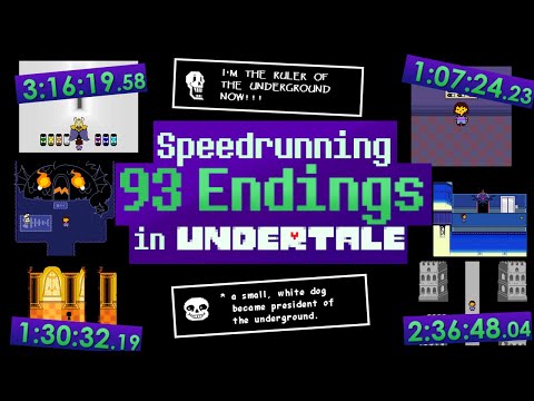 Speedrunning Every Single Undertale Ending
