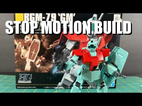 RGM-79 'GM' EFSF Mass Productive Mobile Suit - Stop Motion Gundam Build